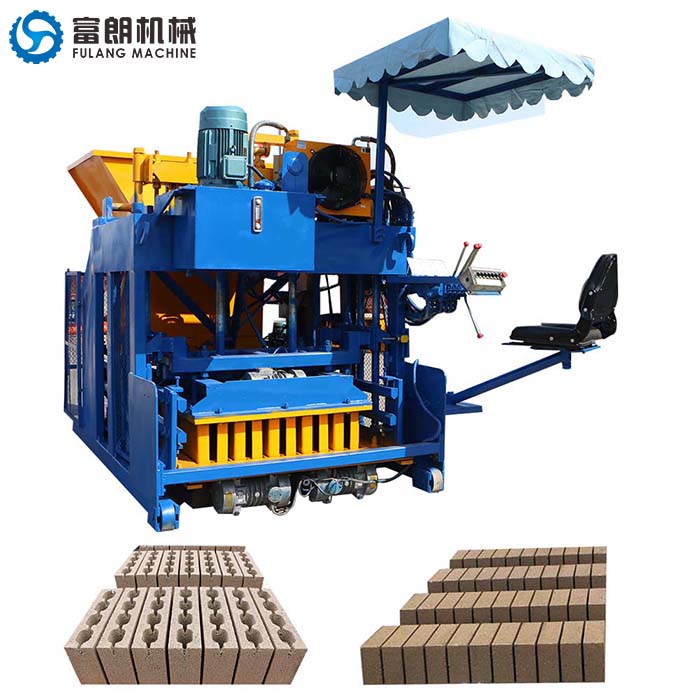 FL10-15 mobile cement brick making machine