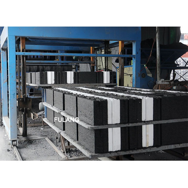 Automatic EPS insulation concrete block brick making machine