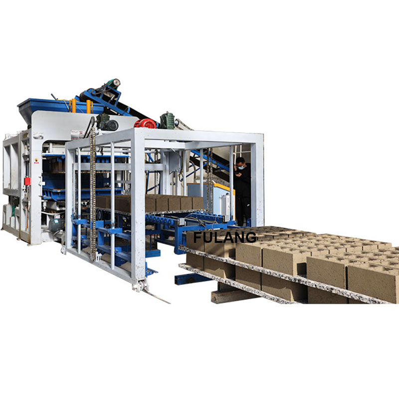 QTF12-15 fully automatic concrete block making machine production line