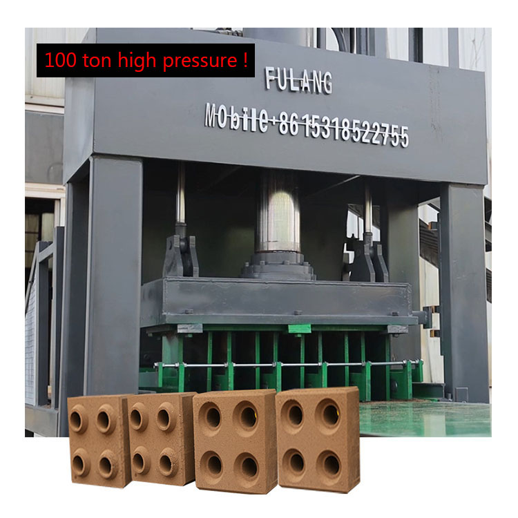 100 tons hydraulic pressure brick machine