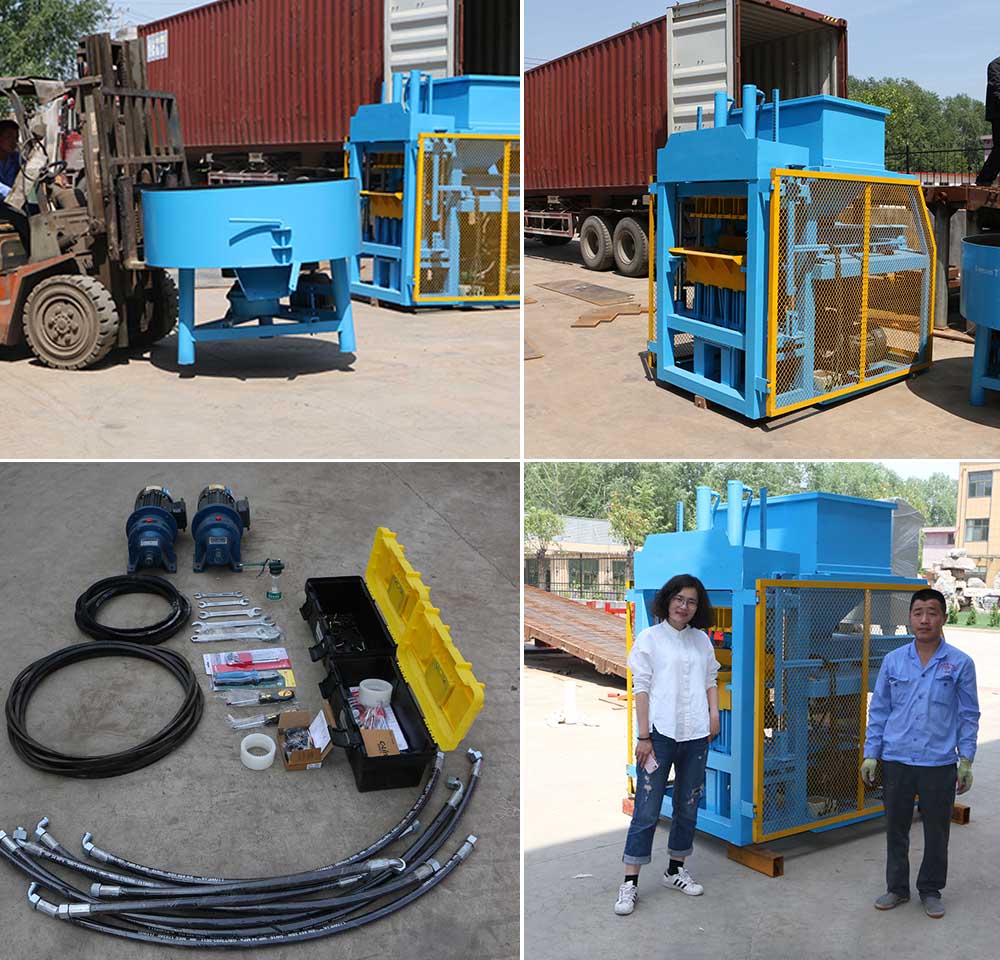 Shipment of FL 4-10 automatic clay soil brick making machine production line