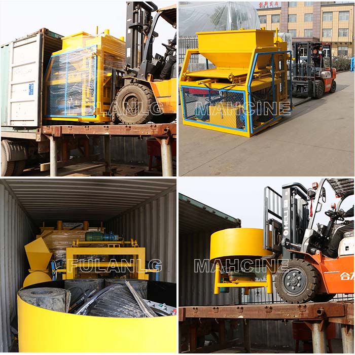 Packing and delivery of FL7-10 auto clay brick making machine to Peru
