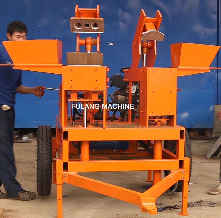 FL2-20 semi-automatic interlocking brick making machine