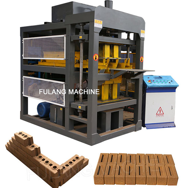 Upgrade version of FL2-10 interlocking brick making machine ready to be shipped to Gambia and India