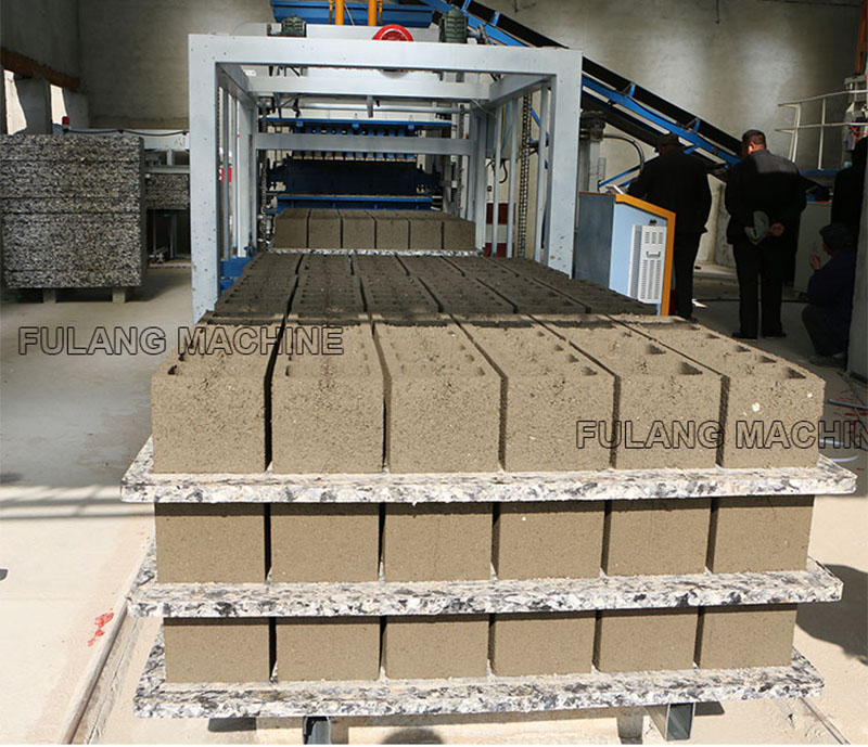 concrete blocks produced by this block machine 